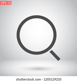 magnifier vector icon eps 10