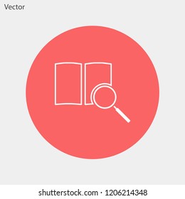 magnifier vector icon eps 10