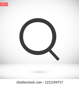 magnifier vector icon eps 10