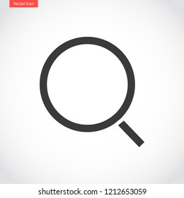 magnifier vector icon eps 10