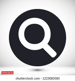 magnifier vector icon eps 10