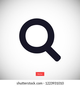 magnifier vector icon eps 10