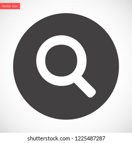 magnifier vector icon eps 10