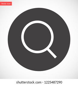 magnifier vector icon eps 10