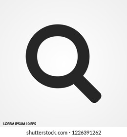 magnifier vector icon eps 10