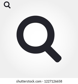 magnifier vector icon eps 10