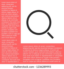 magnifier vector icon eps 10