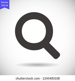 magnifier vector icon eps 10