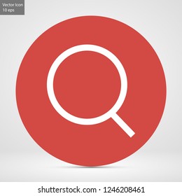 magnifier vector icon eps 10