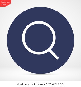 magnifier vector icon eps 10
