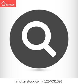 magnifier vector icon eps 10
