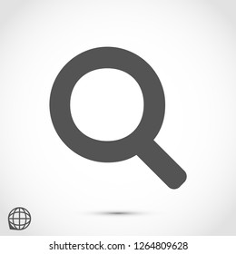 magnifier vector icon eps 10