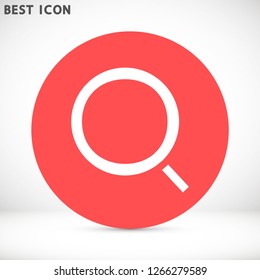 magnifier vector icon eps 10
