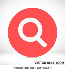magnifier vector icon eps 10