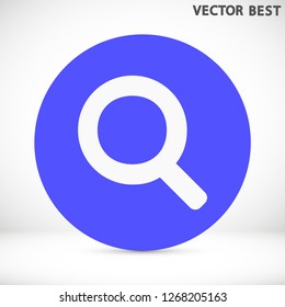 magnifier vector icon eps 10