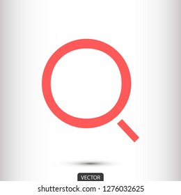 magnifier vector icon eps 10