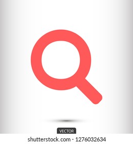 magnifier vector icon eps 10
