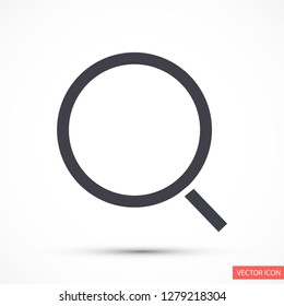 magnifier vector icon eps 10