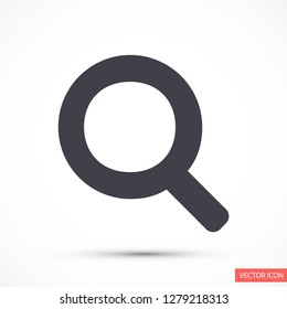 magnifier vector icon eps 10