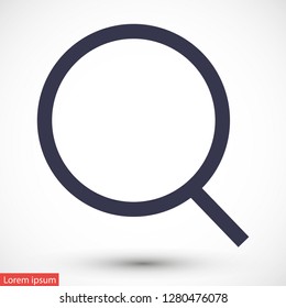 magnifier vector icon eps 10