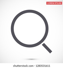 magnifier vector icon eps 10