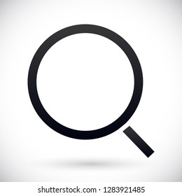 magnifier vector icon eps 10