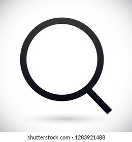 magnifier vector icon eps 10