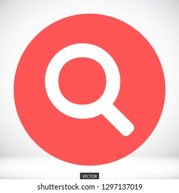 magnifier vector icon eps 10