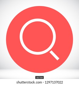 magnifier vector icon eps 10