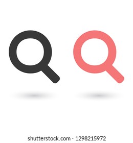 magnifier vector icon eps 10