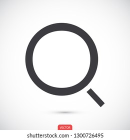 magnifier vector icon eps 10