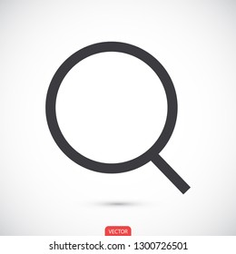 magnifier vector icon eps 10