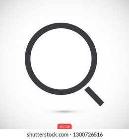 magnifier vector icon eps 10