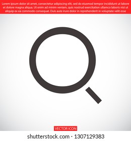 magnifier vector icon eps 10