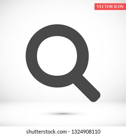 magnifier vector icon eps 10