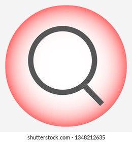 magnifier vector icon eps 10