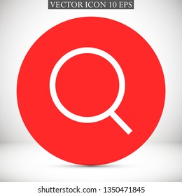 magnifier vector icon eps 10