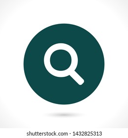 magnifier vector icon eps 10 , Lorem ipsum Flat design