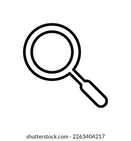 Magnifizierer, Vektorsymbol, lorem ipsum Flaches Design auf weißem Hintergrund 