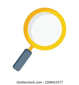Magnifier Vector Icon which is suitable for commercial work and easily modify or edit it

