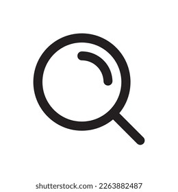 Magnifier vector icon. Zoom in zoom out flat sign design. Magnifying glass icon. Search icon. Find symbol. Loupe outline icon. 
EPS 10 flat pictogram
