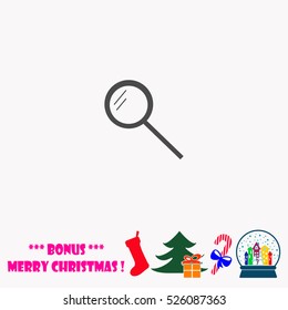 Magnifier  vector illustration.