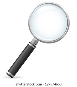 magnifier vector illustration isolated on white background