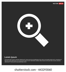 Magnifier, zoom icon