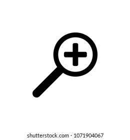 magnifier zoom icon. Element of minimalistic icon for mobile concept and web apps. Signs and symbols collection icon for websites, web design, mobile app on white background