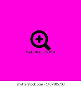 magnifier zoom icon sign signifier vector