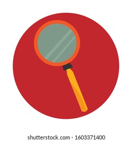 Magnifiers simple illustration clip art vector

