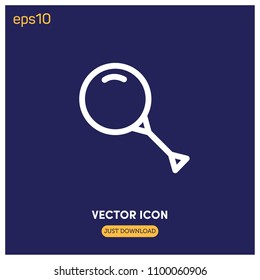Magnifier,Search,Zoom Symbol Vector Icon Illustration For Web And Mobile App.Ui/Ux.
