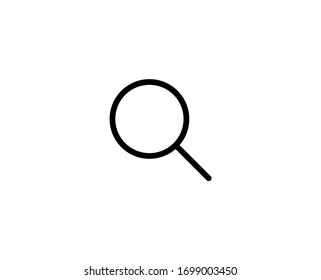 Magnifiger line icon. Vector symbol in trendy flat style on white background. Web sing for design.