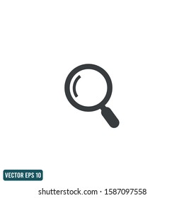 Magnifiying Glass Or Search Icon Vector Design Element